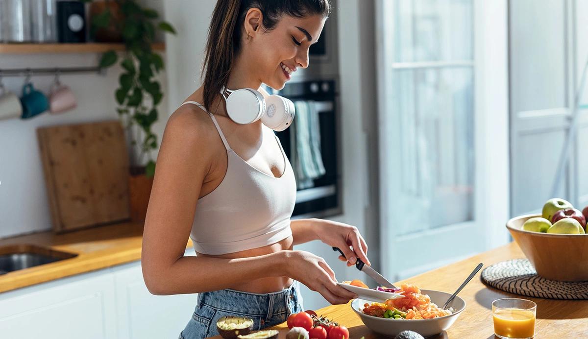 woman preparing food